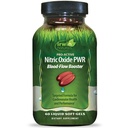 Irwin Naturals Pro-Active Nitrogen oxid PWR - 60 lichid Soft-Gels - Blood-Flow Booster cu L-Citrulin, sfeclă rădăcină & Spanac roșu