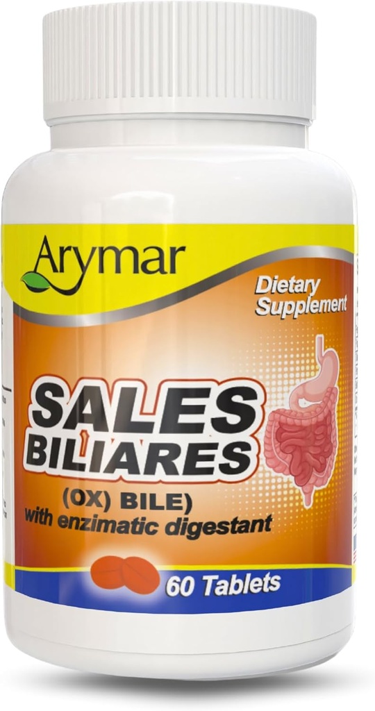 Arymar Sales Biliares Ox Bile cu Digestive Enyzmes 60 Tabs