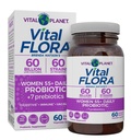 Planeta Vitala - Femei cu Flora Vitala Peste 55 Zilnic Probiotic, 60 Miliarde CFU, Tulpini Diverse, Prebiotice Organice, Suport Vaginal si Imun, Probiotice Digestive Sanatate pentru Femei 60 Capsule