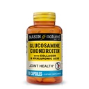 MASON NATURAL Glucosamină Chondroitin cu Colagen & Acid hialuronic, capsule de 45 de zile de aprovizionare pentru articulație normală, mobilitate, flexibilitate, și sprijin pentru îmbătrânire, 90 capsule