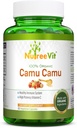 NurteeVit 100% Organic Camu Camu Capsule 500mg - Vitamina C, Packed with Vitamine and Minerals (90 Count)