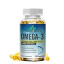 Omega-3 2160mg + EPA 1296mg + DHA 864mg + Suplimentul natural pentru inima sanatoasa / Suportul pentru creier, 120 Softgels, 60 zile de aprovizionare