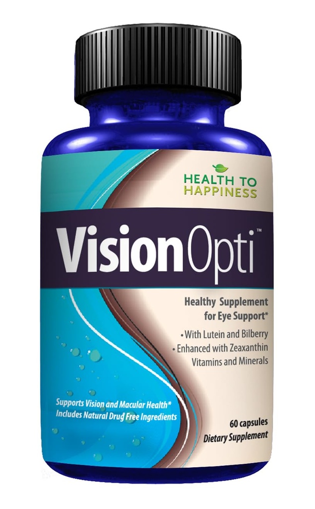 Vision Opti - Suplimentul pentru sănătatea ochilor cu luteină, zeaxantină, seleniu, zinc şi vitamine A & C 