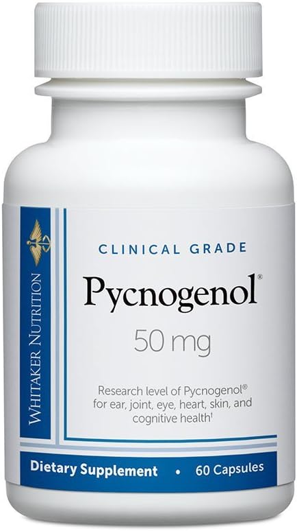 Dr. Whitaker's Clinical Grade Pycnogenol 50mg, 60 Capsules (60-Day Supply)