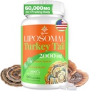 Capsule lipozomal Turkey Tail Mushroom, de înaltă absorbţie Organic Turkey Tail Mushroom Extract 2000MG