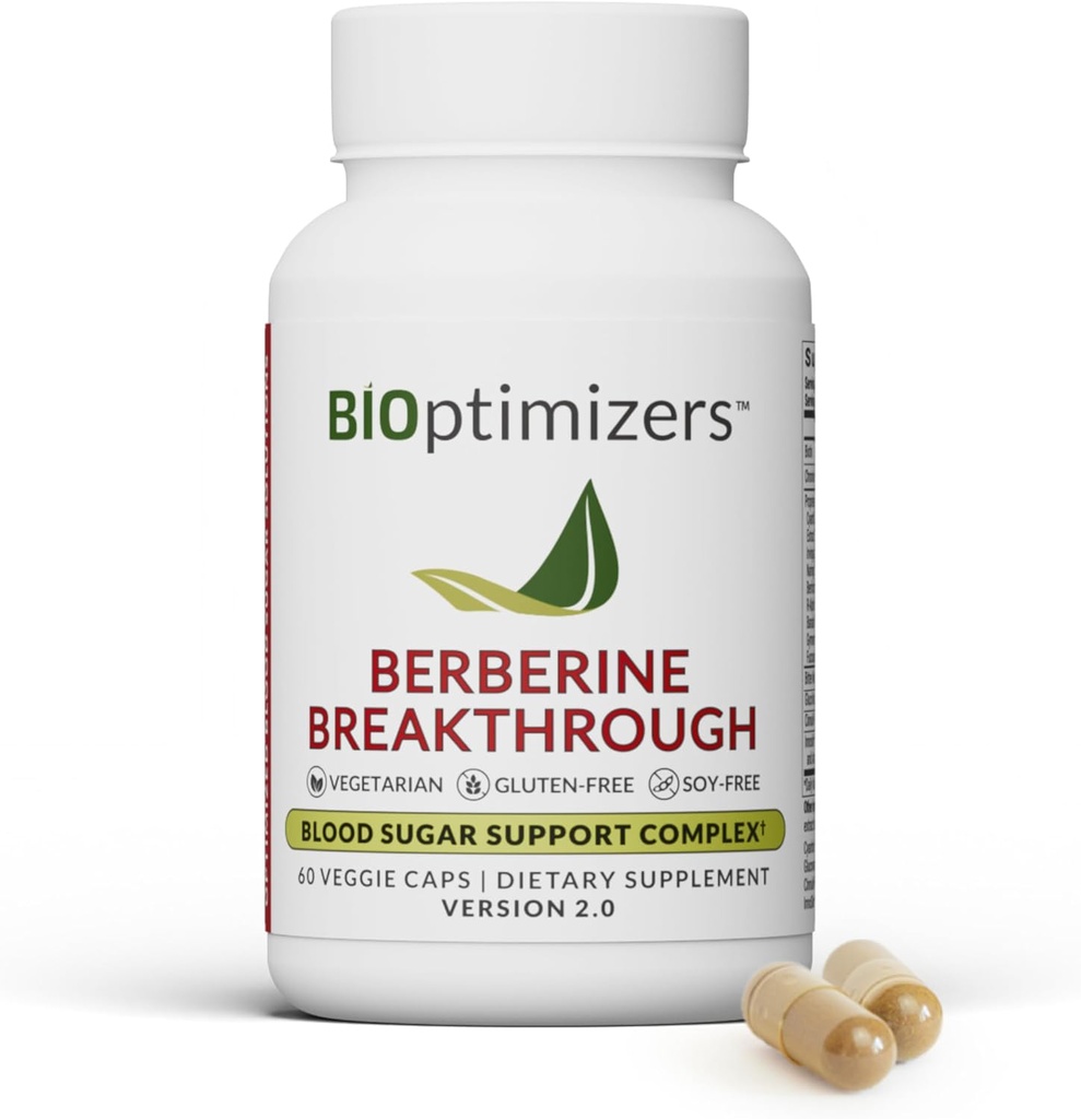 BIOptimizatoare Berberine Breakthhrough 2.0, 60 capsule - vegetarian, Gluten- și Soy-Free