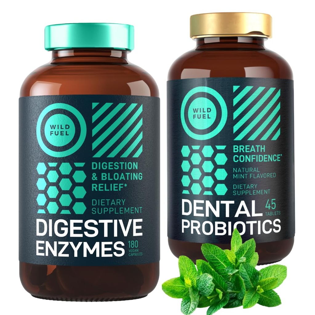Probiotice orale şi enzime digestive cu probiotice şi prebiotice îmbunătăţite Probiotic Bundle