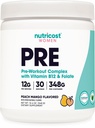 Nutricost Praf de gimnastică pentru femei, Peach Mango, 30 Serviri