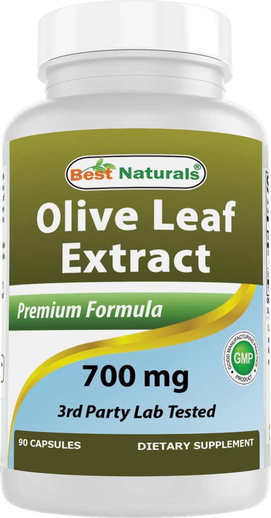 Cel mai bun extract de frunze de măsline naturale, 700 Mg, 90 Conte
