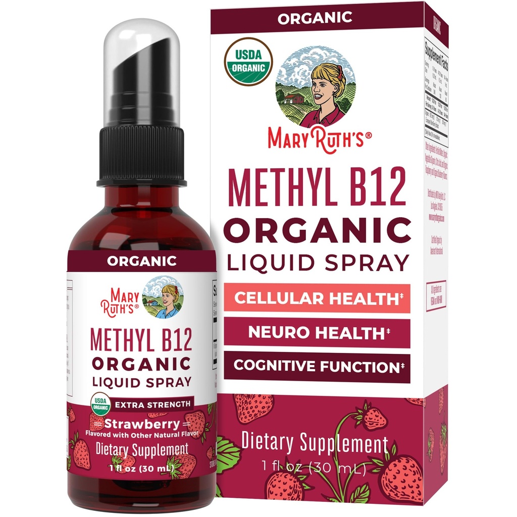 MaryRuth Organics Vitamina B12 Spray lichid 
