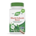 Natura's Way Black Cohosh Root, Suport Tradiţional pentru Sănătatea Femeilor*, 540 mg per Serving, Proiect non-GMO Verified, 100 Capsule