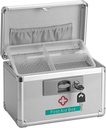 Metal Medicina cutie de stocare cu cheie, 10 x 6 x 6 .