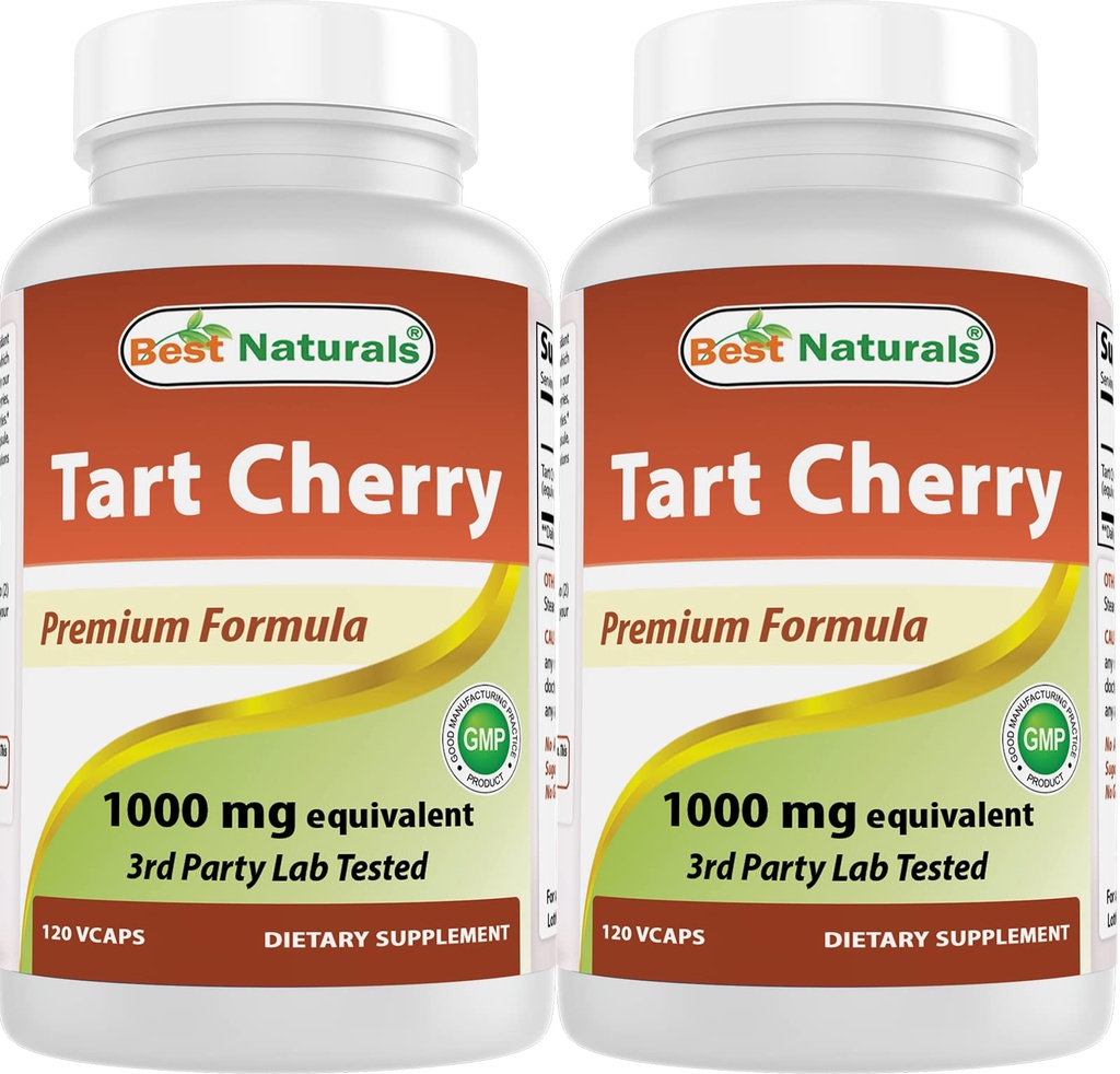 Cel mai bun extract de tartă de cireşe 1000 mg 120 capsule (120 de capsule (pachet de 2))