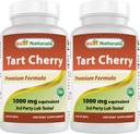 Cel mai bun extract de tartă de cireşe 1000 mg 120 capsule (120 de capsule (pachet de 2))