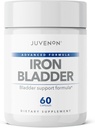 Juvenon Iron Bladder - Supliment vegetal pentru functia sanatoasa a vezicii urinare - Suport incontinenta cu extract de seminte de dovleac, extract de germeni de soia, Saw Palmetto