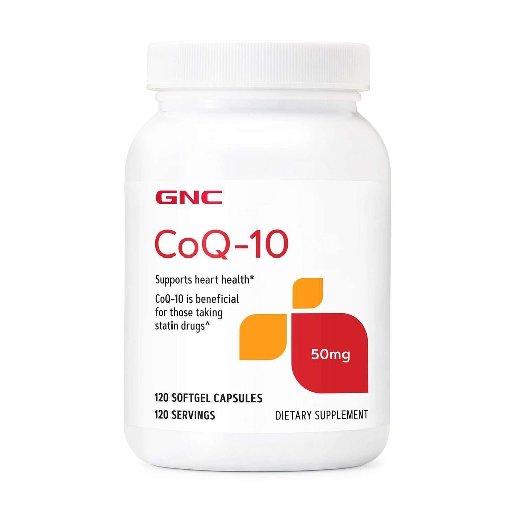 GNC CoQ-10 50mg, Sprijină Heart Health, 120 Conte