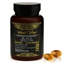 Capsule de ulei de semințe negre - presat la rece 120 Softgels 500mg, calitate premium Nigella Sativa,100% ulei de semințe de chimen negru pur - non-GMO (120 Conte - pachet de 1 flacon de plastic)
