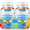 moale urs de zahăr liber de potasiu magneziu Gume pentru adulţi Copii, absorbţie mare supliment de potasiu Gume susţine picioare cramps & musculare şi imune sănătate, delicioasa aromă de fructe mixte 120 conte