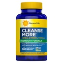 Reînnoirea vieții Curățați mai mult Formula vegetală cu magneziu pentru Overnight Constipație ocazională Relief; Ajută la promovarea eliminării deșeurilor și a toxinei; Gluten, lactate și soia Free; 60 Capsule vegetariene