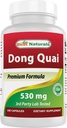 Cele mai bune Naturale Dong Quai 530 mg 180 capsule