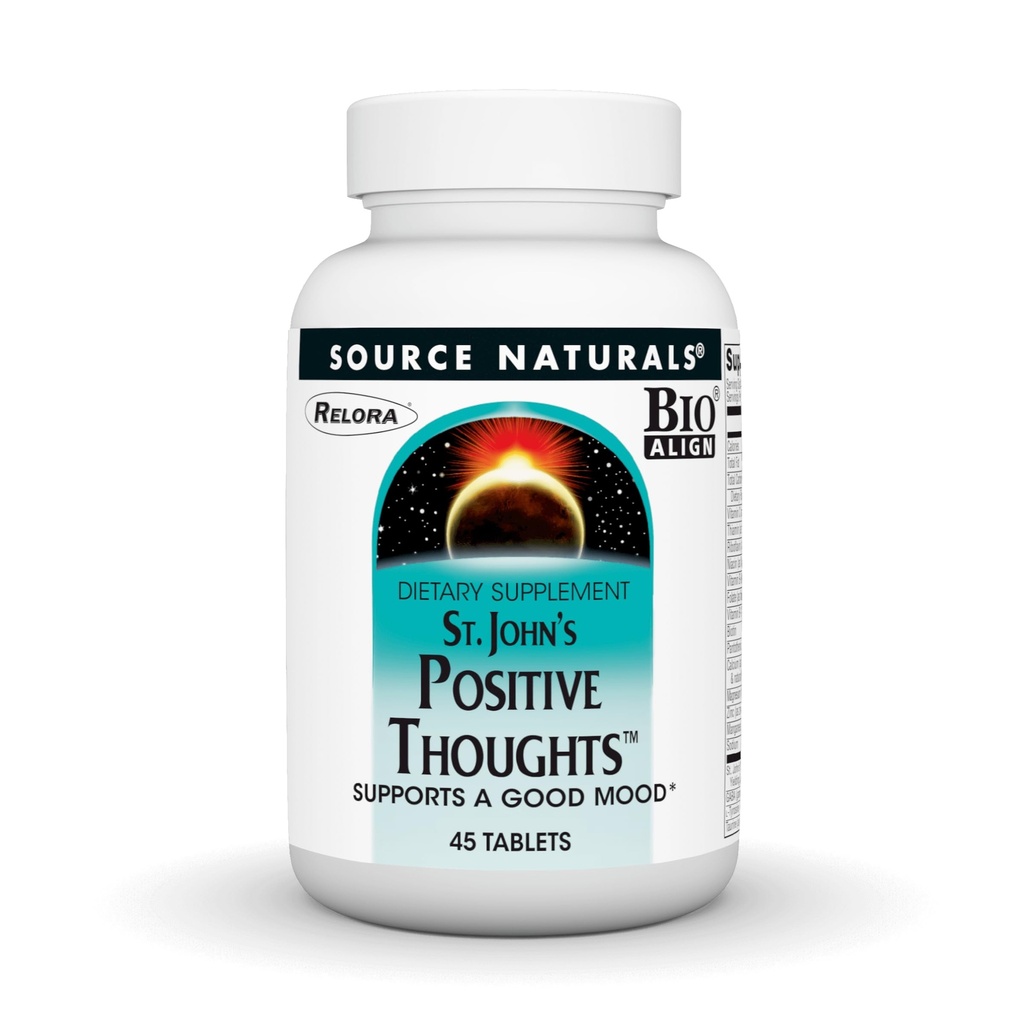 Sursa Naturals Sf. Ioan gânduri pozitive - susține o stare de spirit bun * - 45 comprimate