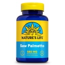 Natura's Life Saw Palmetto pentru barbati 580mg - Supliment traditional de prostata - Men's Health, Prostate and urinar Tract Support w/Beta Sitosterol Plant Sterols, 60-Day Guarantee, 100 Serv, 100 Capsule