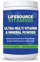 LifeSource Vitamine Ultra Multi Vitamina si pudra minerala - Intregul produs alimentar - 30 zile de aprovizionare