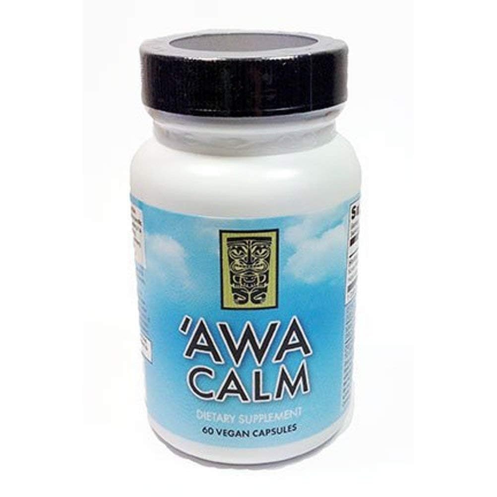 Capsulele calme - Suplimentul Herbal Kava-Based cu 30% Kavalatone, Root Calamus, Floare Pasiune, Balsam de lamaie & Hops (120 capsule)