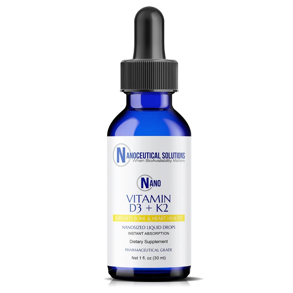 Soluţii nanoceutice Nano Vitamina D3+K2 Particule lichide nanozed 