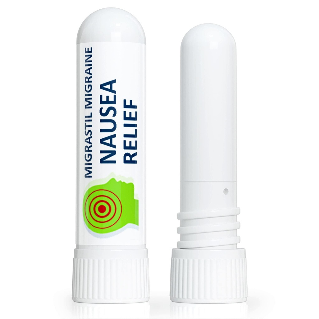 Vigor Migrastil de bază Greaţă Inhalator (2-Pachet) - Pocket Dimensiune Aromaterapia Stick pentru Queasness - Toate naturale, rapid Acţionează Ajutor