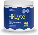 Hi-Lyte Keto K1000 Electrolyte Powder | Lemonade | Hydration Supplement Drink Mix | Boost Energy & Beat Leg Cramps | No Sugar, No Maltodextrin | 50 Servings