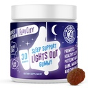 FlavCity Melatonin Gummies de somn pentru adulți, Lumini Gummy - Chembable Sleep Supplement with Plant-Based GABA, Magneziu & Mușetel pentru Culcare profundă și odihnitoare, 30 de zile de aprovizionare