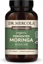Dr. Mercola - Biodinamice Organic Fermented Moringa Supliment alimentar, 270 Serviri (270 comprimate)