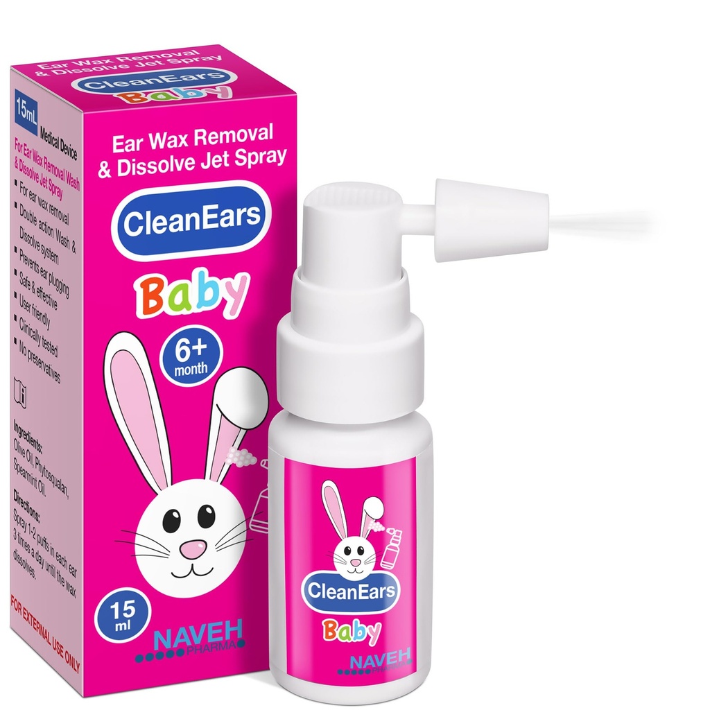NAVEH PHARMA® CleanEars Bebelus 