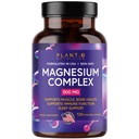 Plant.O Premium Magneziu Supliment [Mediul Vegan & Citrate, 500mg] Complex de înaltă absorbţie pentru somn, Calm, Relaxator muscular, Energie Naturală, Ne-GMO 120 Capsule Veggie
