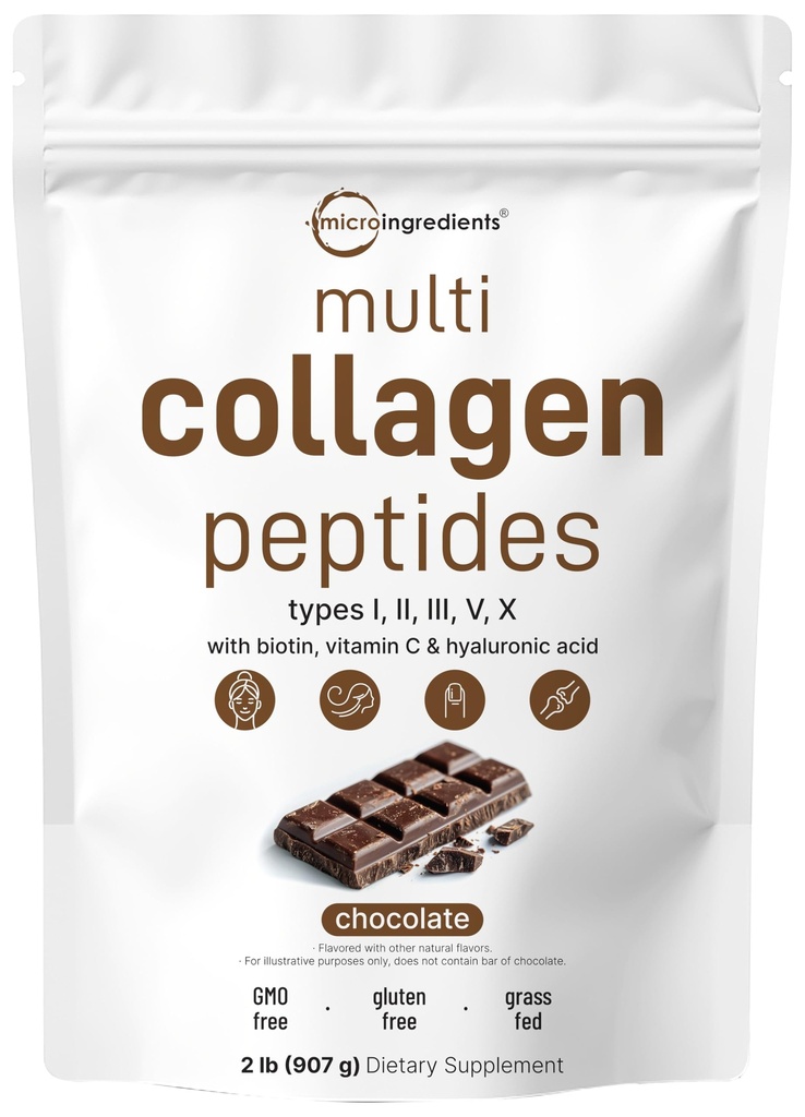 Micro Ingrediente Multi Colagen Peptide pulbere, 2lb 