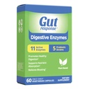 Enzime digestive, suport digestiv, scuturi Blooting, 5 benzi probiotice, 11 enzime active, 60 capsule