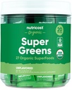 Nutricost Organic Super Greens 20 Stickpacks - Gluten-free, non-GMO