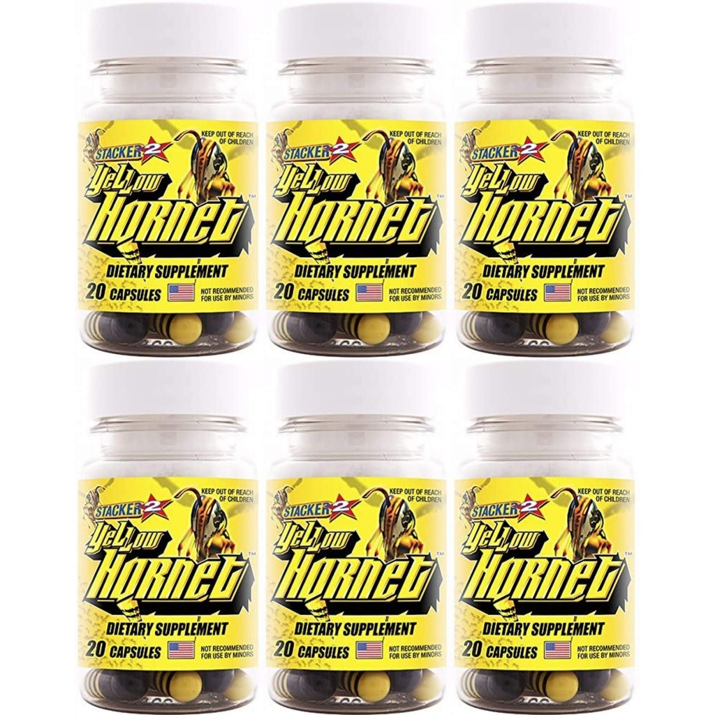 Galben Hornet Supliment alimentar 20ct (Lot de 6 X) = 120 capsule