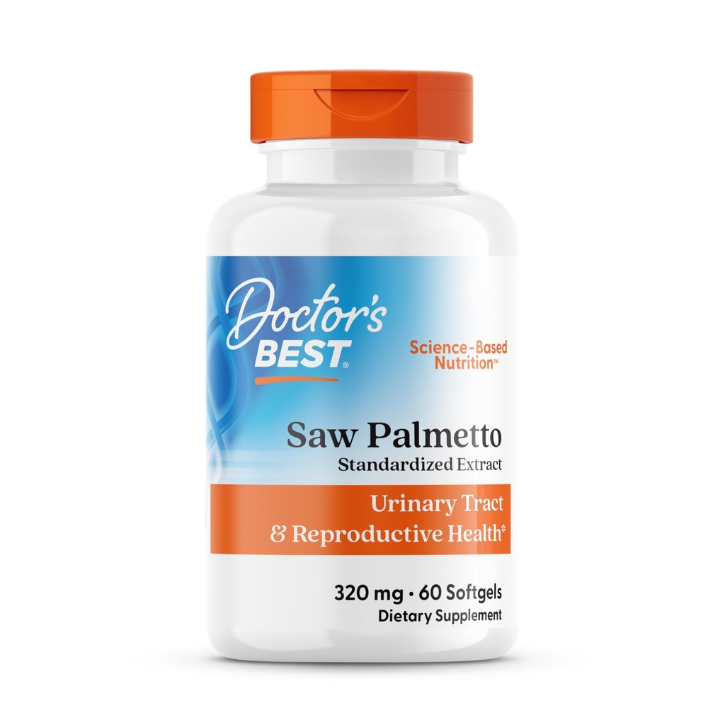 Cel mai bun extract Palmetto de la doctor (320 mg), capsule Softgel, 60-conte