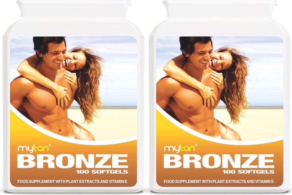 Bronz Tanning Pills Twin Pack 