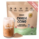 Renude Chagaccino - Chaga Mushroom Powder, Mushroom Coffee Drink Mix cu Adaptogens, Natural Energy and Immune Support, Vegan, Keto, Zero Calorie Marlow Powder - 30 Servings