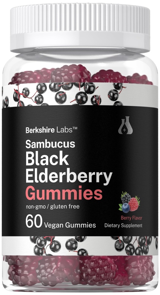 Horbaach Sambucus Black Elderberry Gumies 