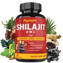 Capsule Shilajit Himalayan - 3 luni de aprovizionare - combinate Ashwagandha, Ginseng, Saw Palmetto, Maca, Tribulus, Chaga, Black Pepper