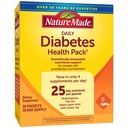 Natura Made Daily Diabetes Health Pack, Supliment alimentar pentru suport nutriţional, 30 Pachete, 30 zile de aprovizionare