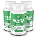 Multi Colagen Proteine Peptide Supliment capsule - 1800 mg Colagen Complex Tipuri I, II, III, V, X - Suport comun, Hair Sanatos, Piele, Nails, Vitamine de frumusete, 100% Natural, Non-GMO 270ct (3)