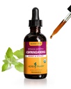 Herb Pharm Certified Organic Ashwagandha Extract picături pentru sprijin tradițional pentru energie și vitalitate, Glicerit fără alcool, 2 Oz