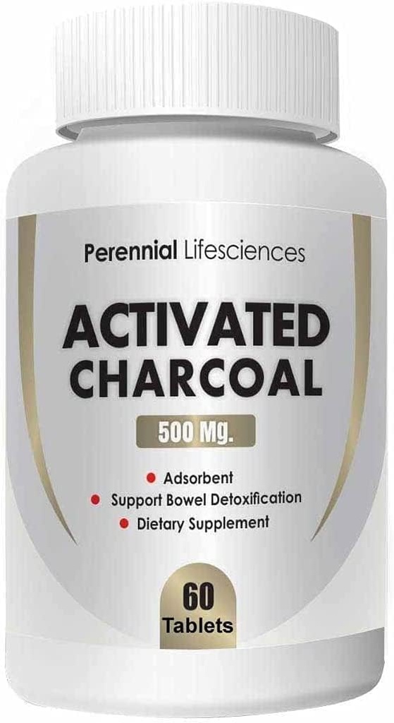 MIYU Perennal Lifesciences activat Charcoal - 500Mg (60 comprimate)