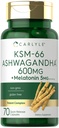 Carlyle KSM-66 Ashwagandha Capsules 600mg 