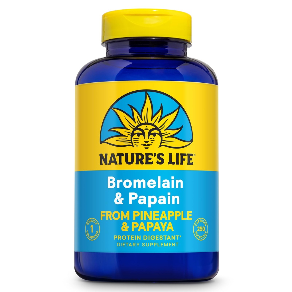 Natura's Life Bromelain & Papain 